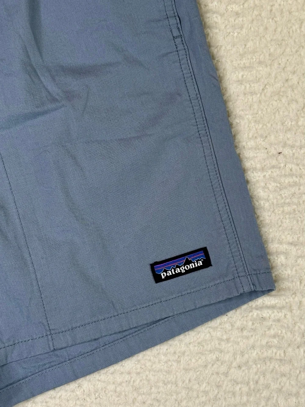 Patagonia Funhoggers Cotton Woven Shorts Blue #57145 Men's Size Medium